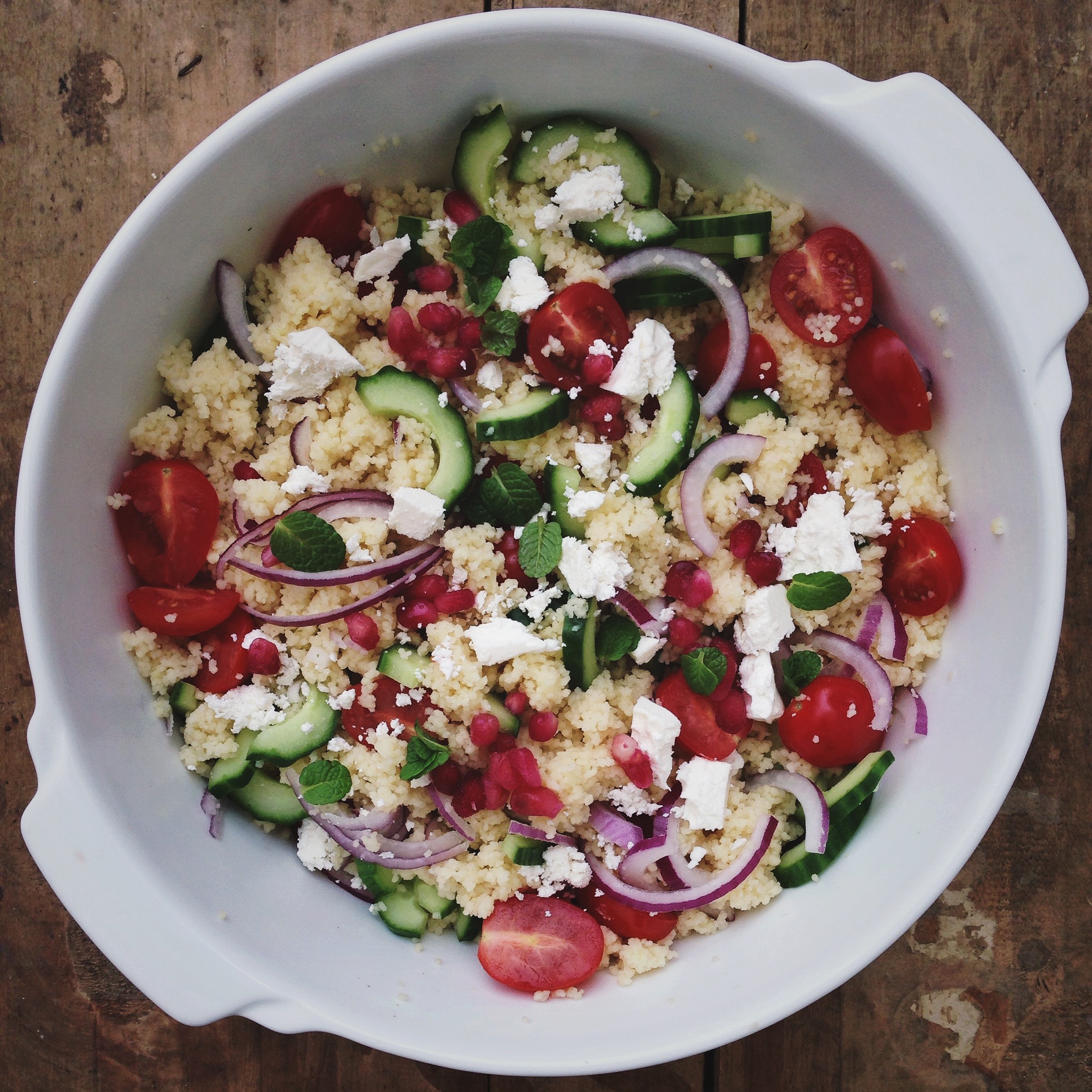 Couscous salade met feta