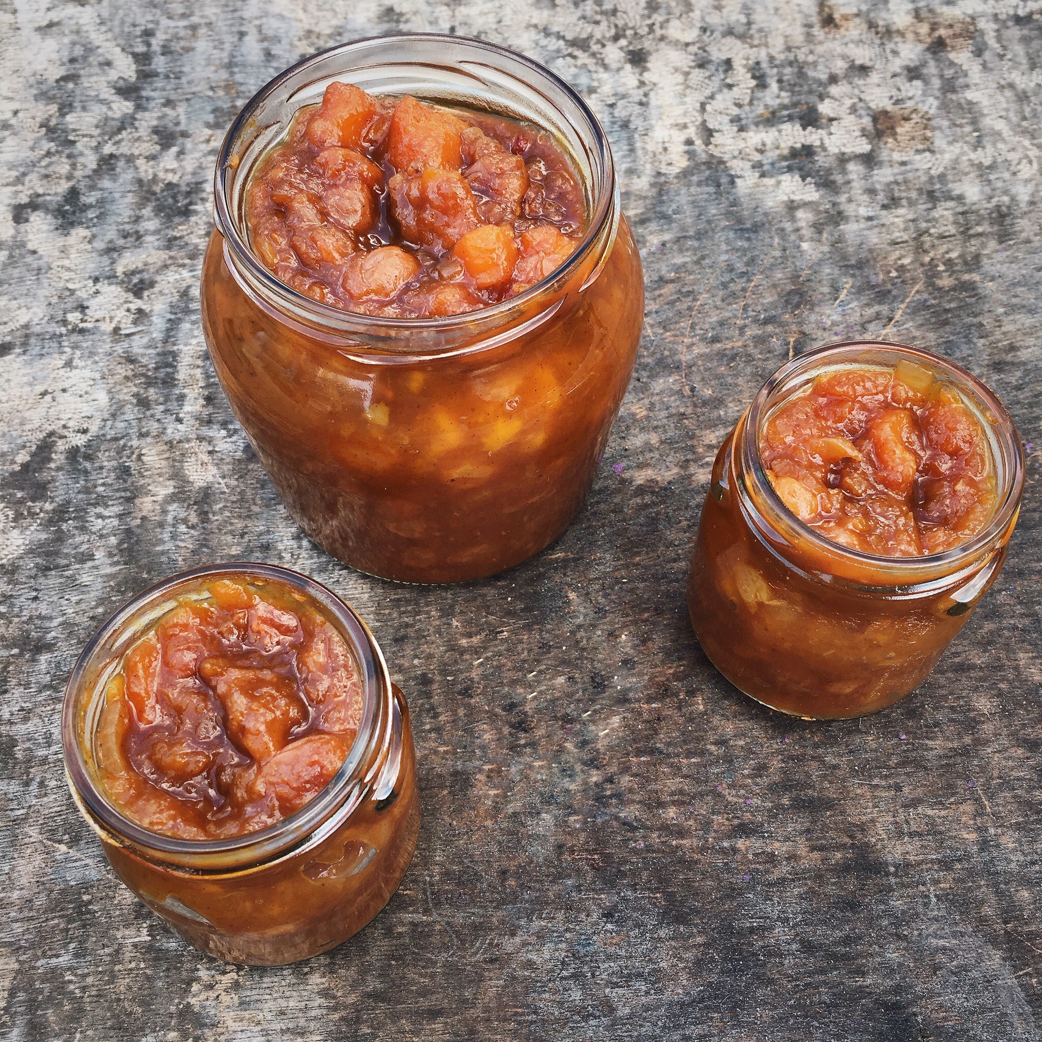 Pompoen chutney met appel en rozijnen, by Cookingdom