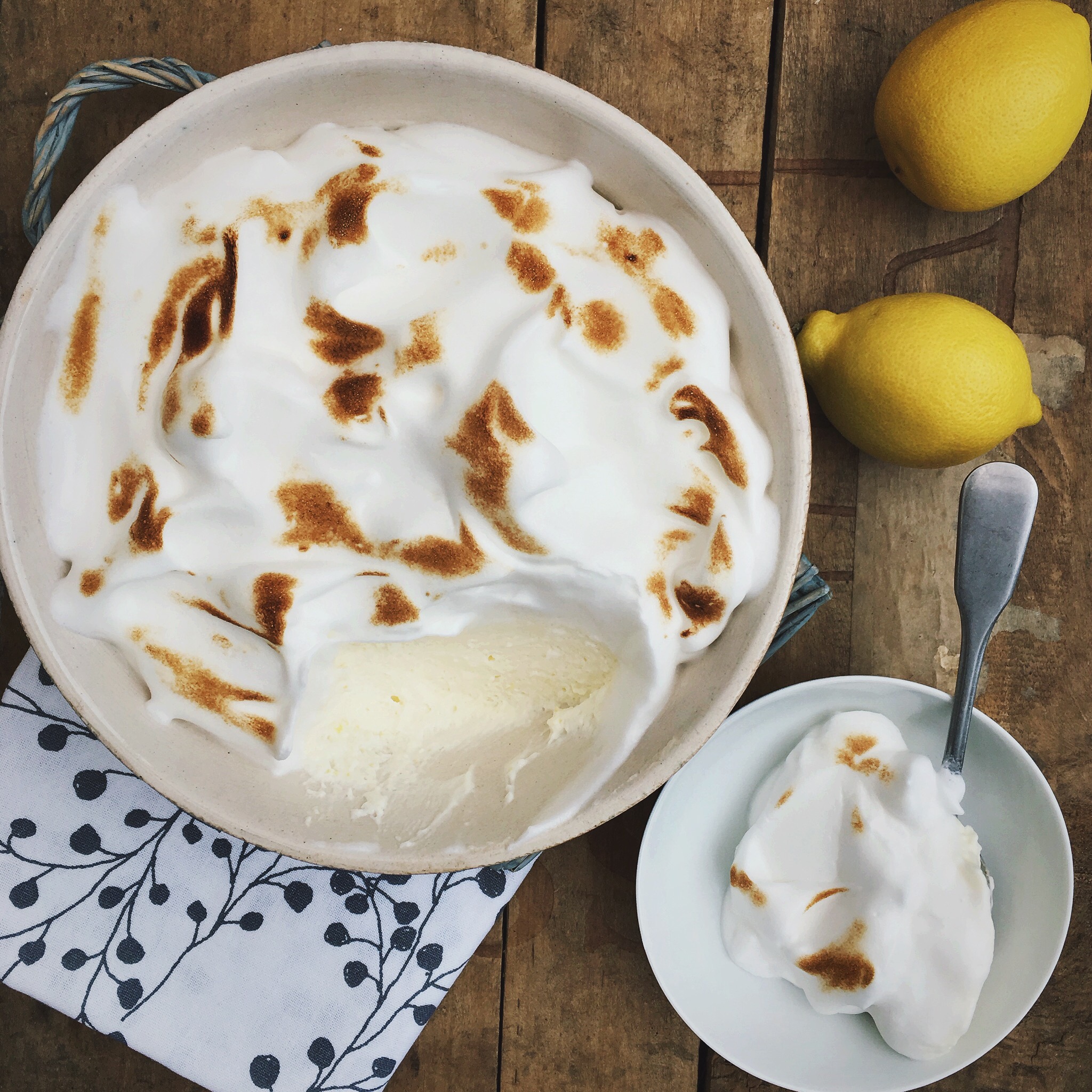 Citroenmousse met meringue