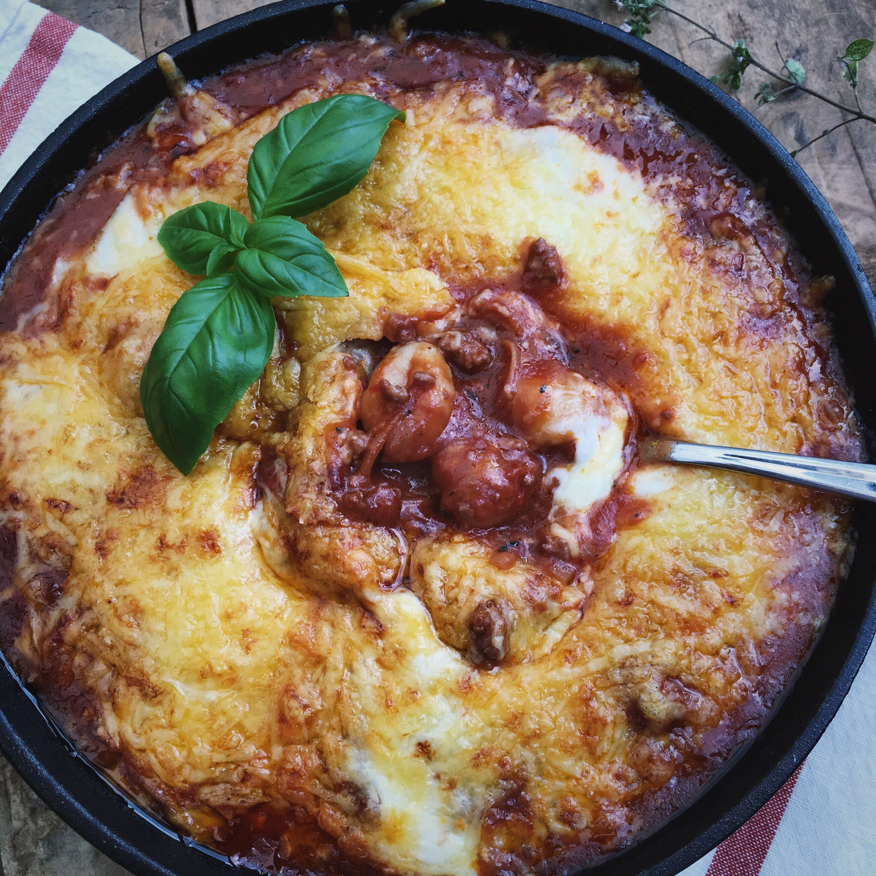 Gnocchi bolognese schotel