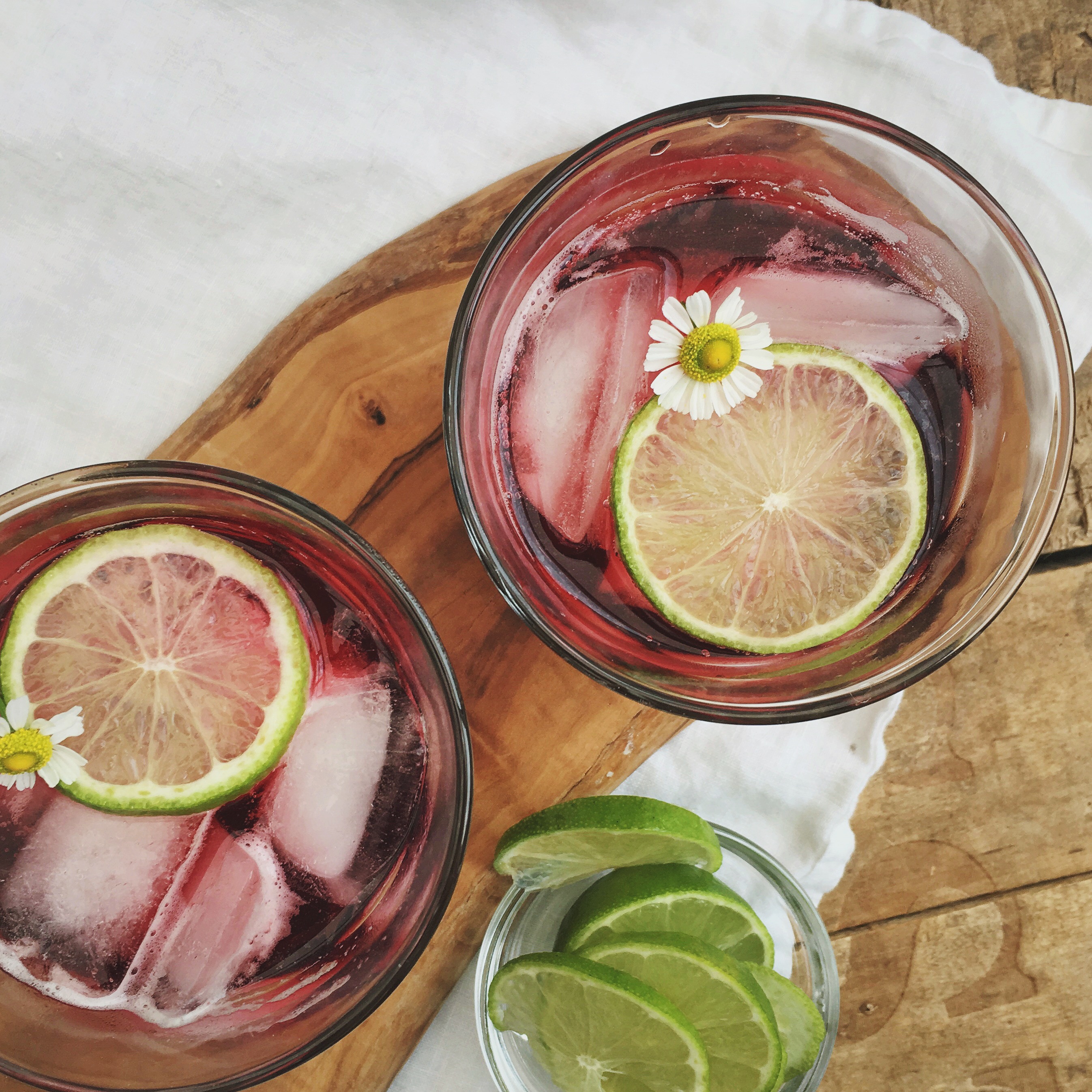 Hibiscus limoen limonade