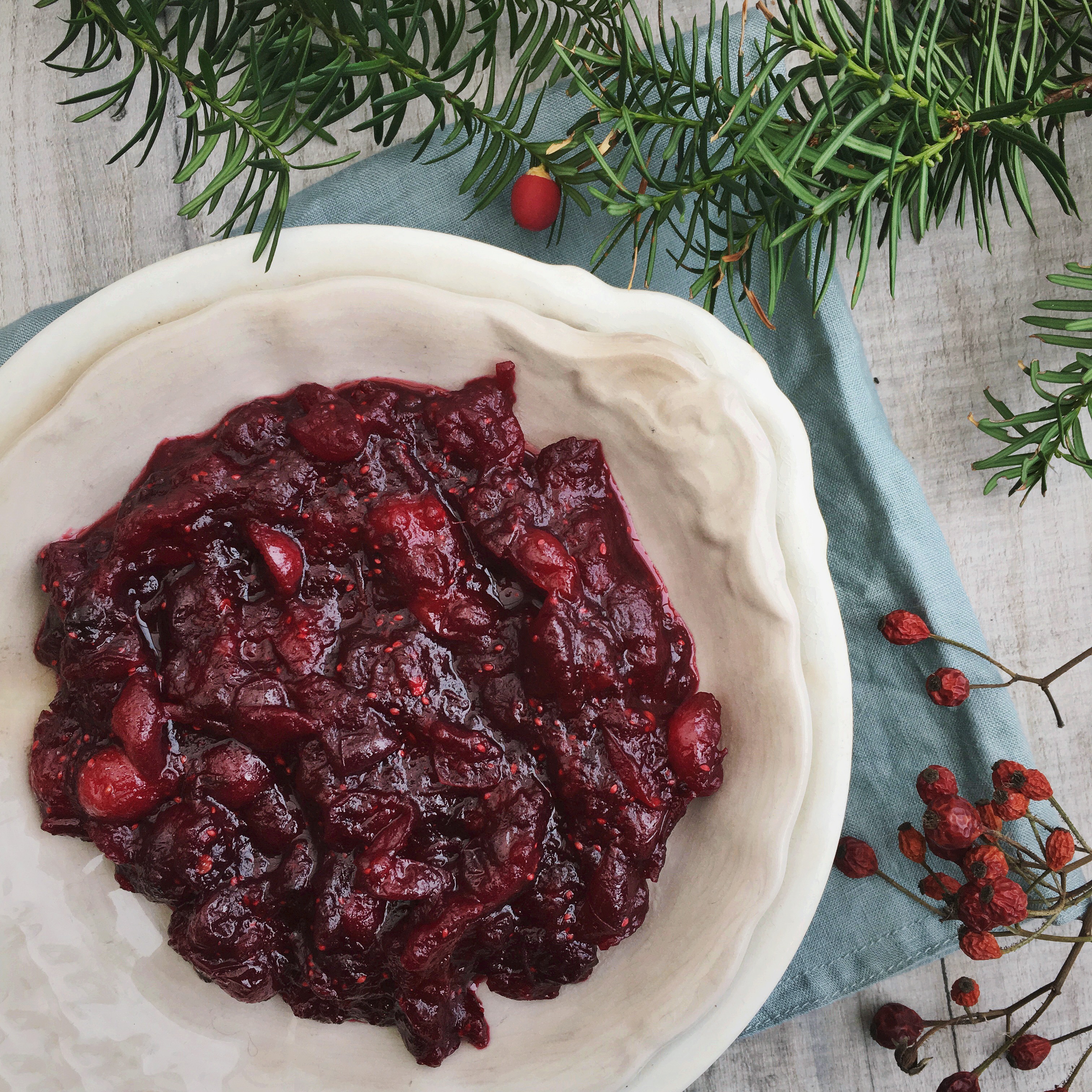 cranberry compote